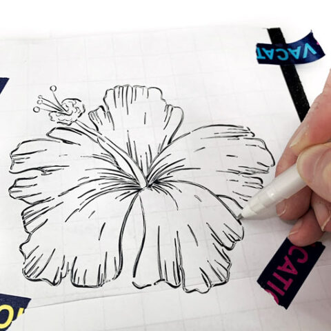 Beginner’s guide: how to transfer your chalkboard design. » À La Chalk