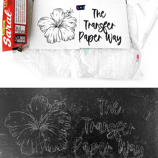 How to use White Transfer Paper 